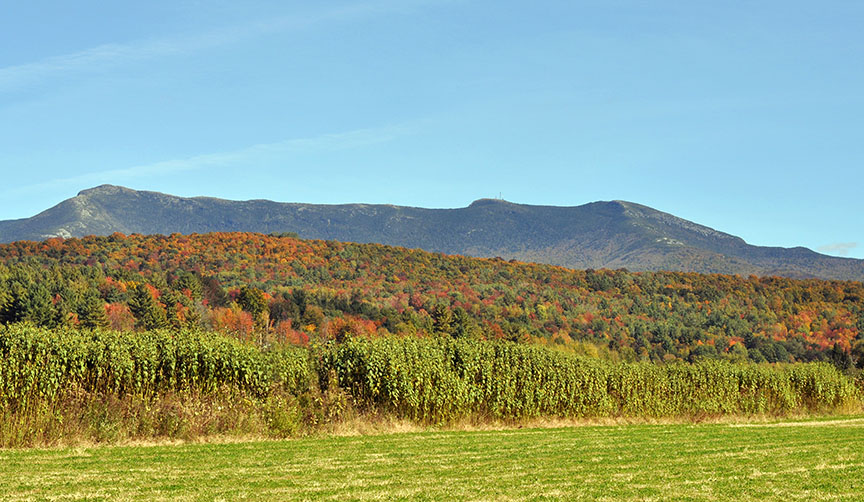 Vermont scenic fall drives