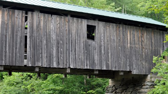 A Covered Bridge in Jeffersonville with an Elusive Past