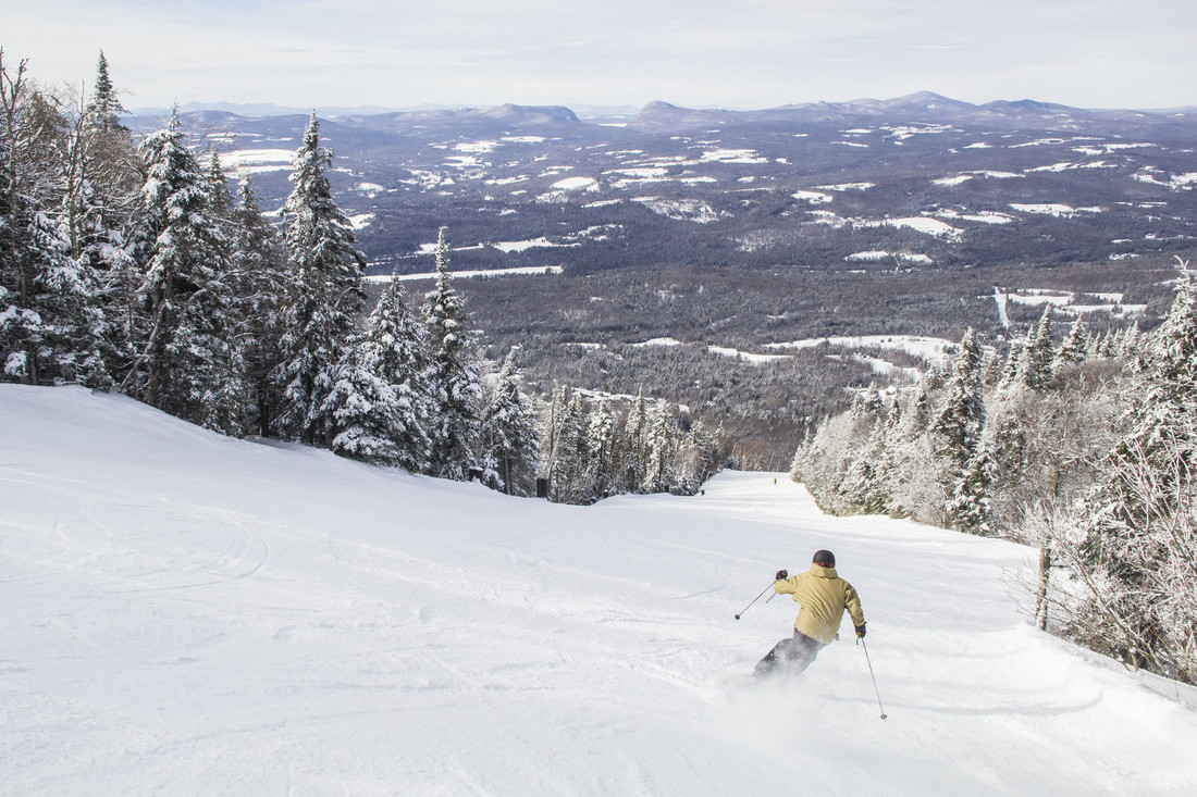 scenic Vermont ski trails