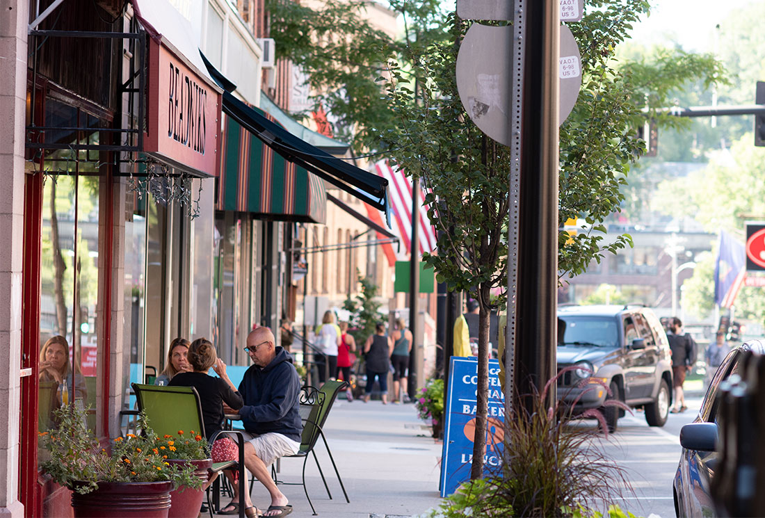 walkable Vermont downtowns