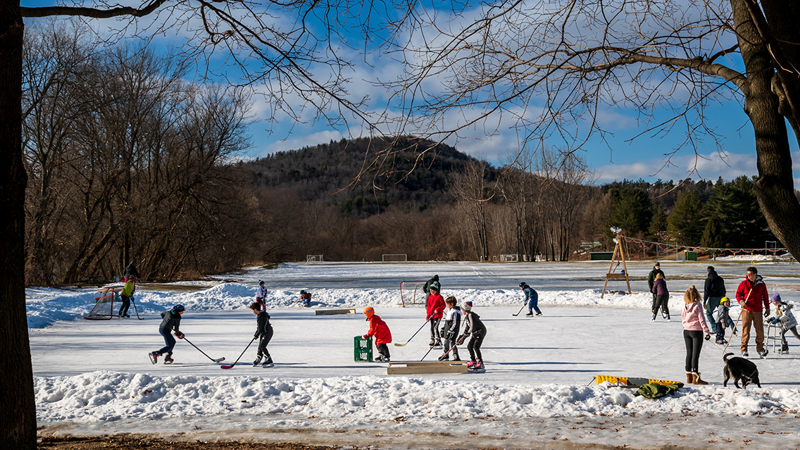 Vermont community ice rink