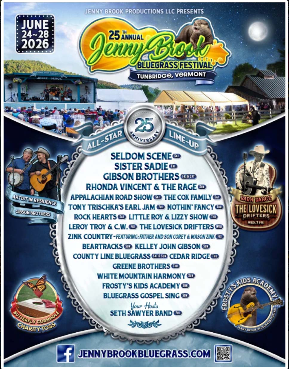 Jenny Brook Bluegrass Festival 2026
