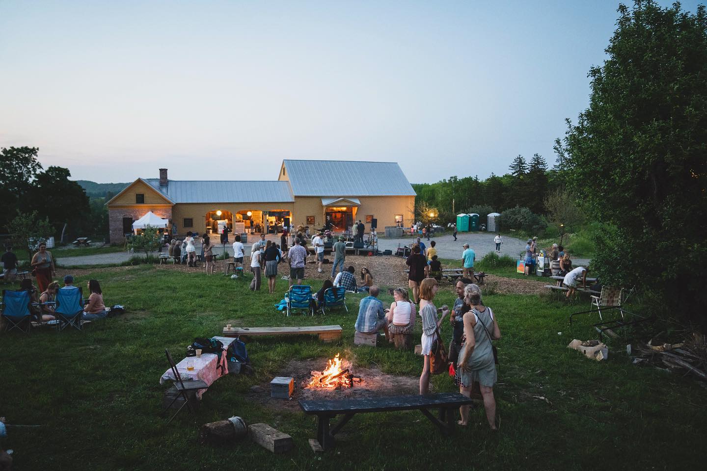 summer music at Vermont farms and vineyards