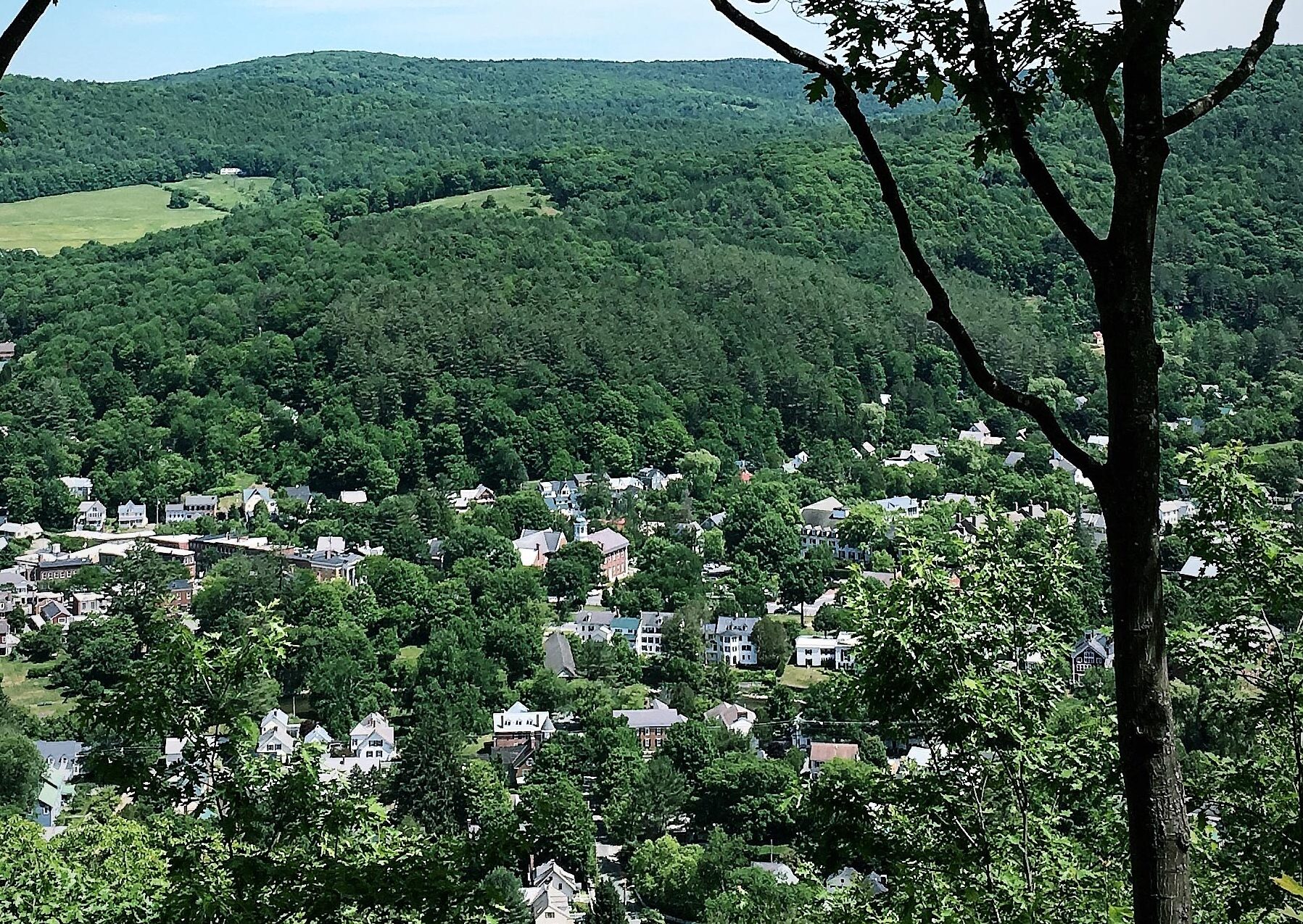 Mount Tom view of Woodstock