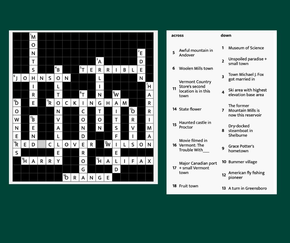 Happy_Vermont_Crossword_Puzzle